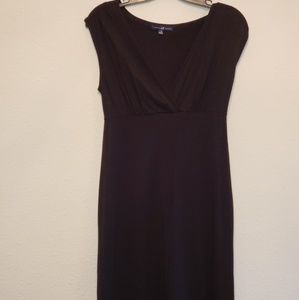 Little Black Dress cap sleeve V neck size S